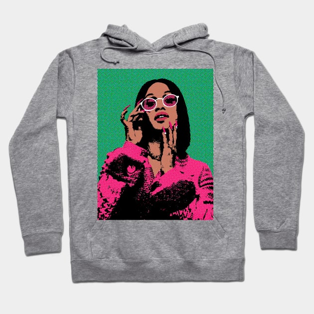 Cardi B pop art Hoodie by weenoliumco